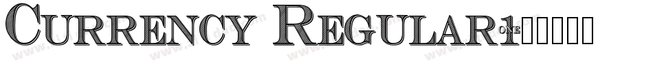 Currency Regular字体转换